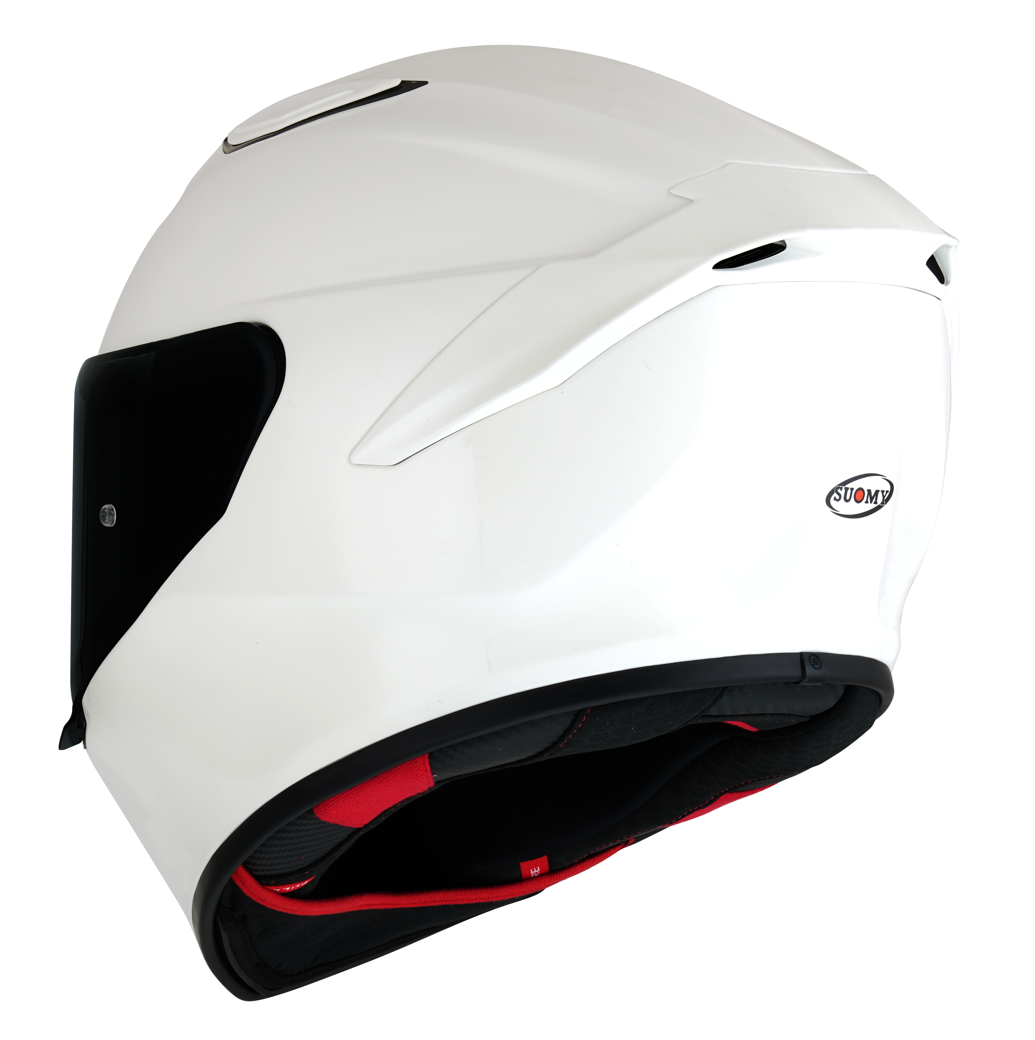 Suomy Track-1 Casco blanco brillante K6T100W3 