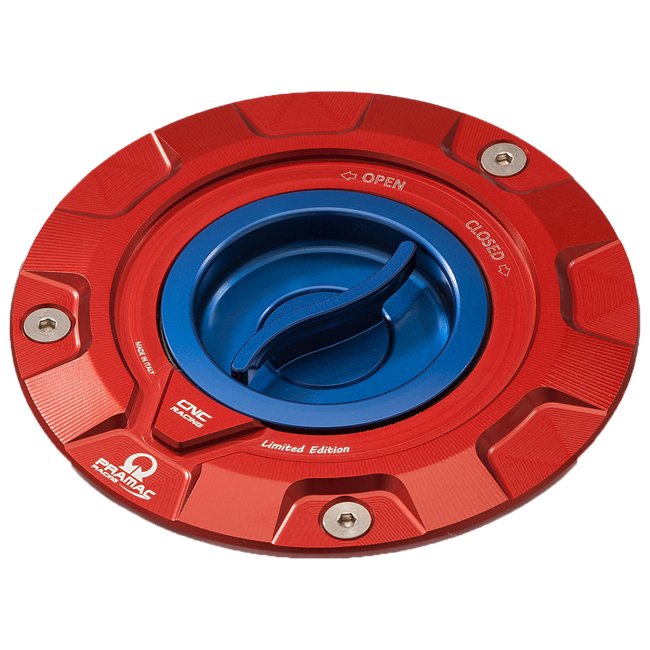 Tapa de combustible con cierre rápido Pramac Racing Edición Limitada CNC Racing Ducati Panigale V4/S (2025) TS423PR 