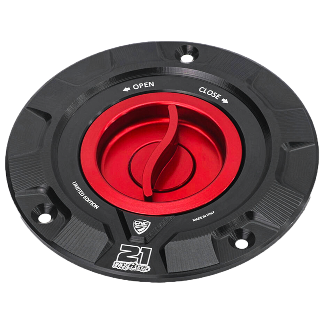 Tapón de tanque con cierre rápido Troy Bayliss Edición Limitada CNC Racing Ducati Panigale V4/S (2025) TS423TB 