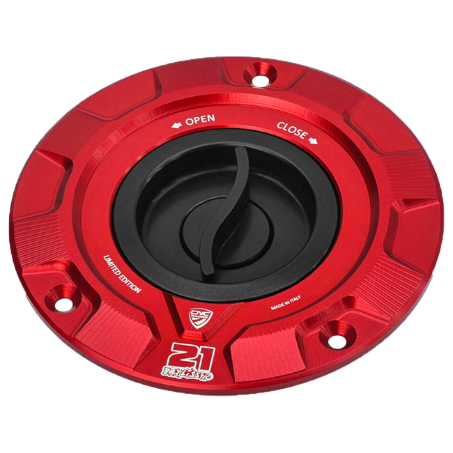 Tapón de tanque con cierre rápido Troy Bayliss Edición Limitada CNC Racing Ducati Panigale V4/S (2025) TS423TB 