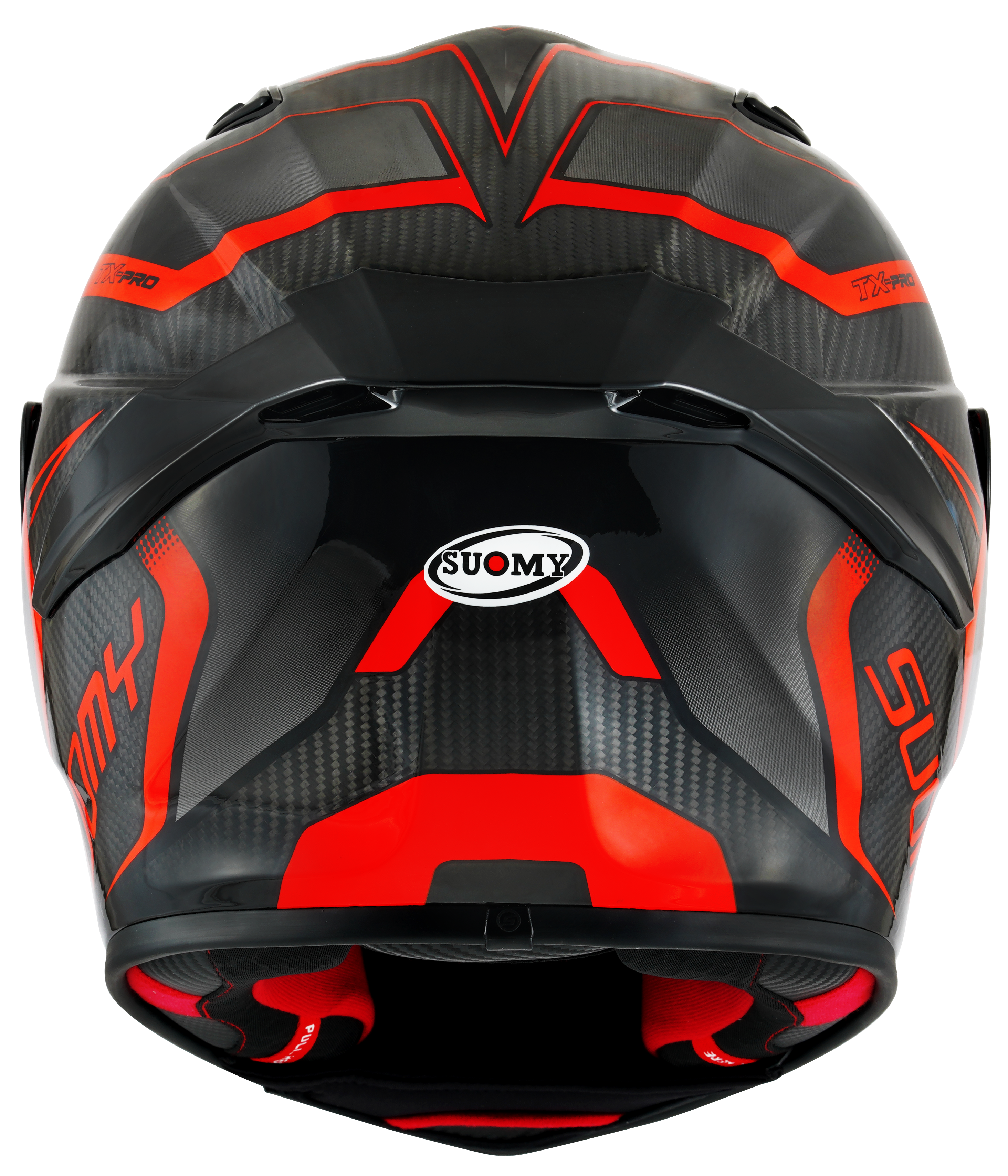Suomy TX-Pro Casco Carbono Advance Rojo Fluo K6TX0003 