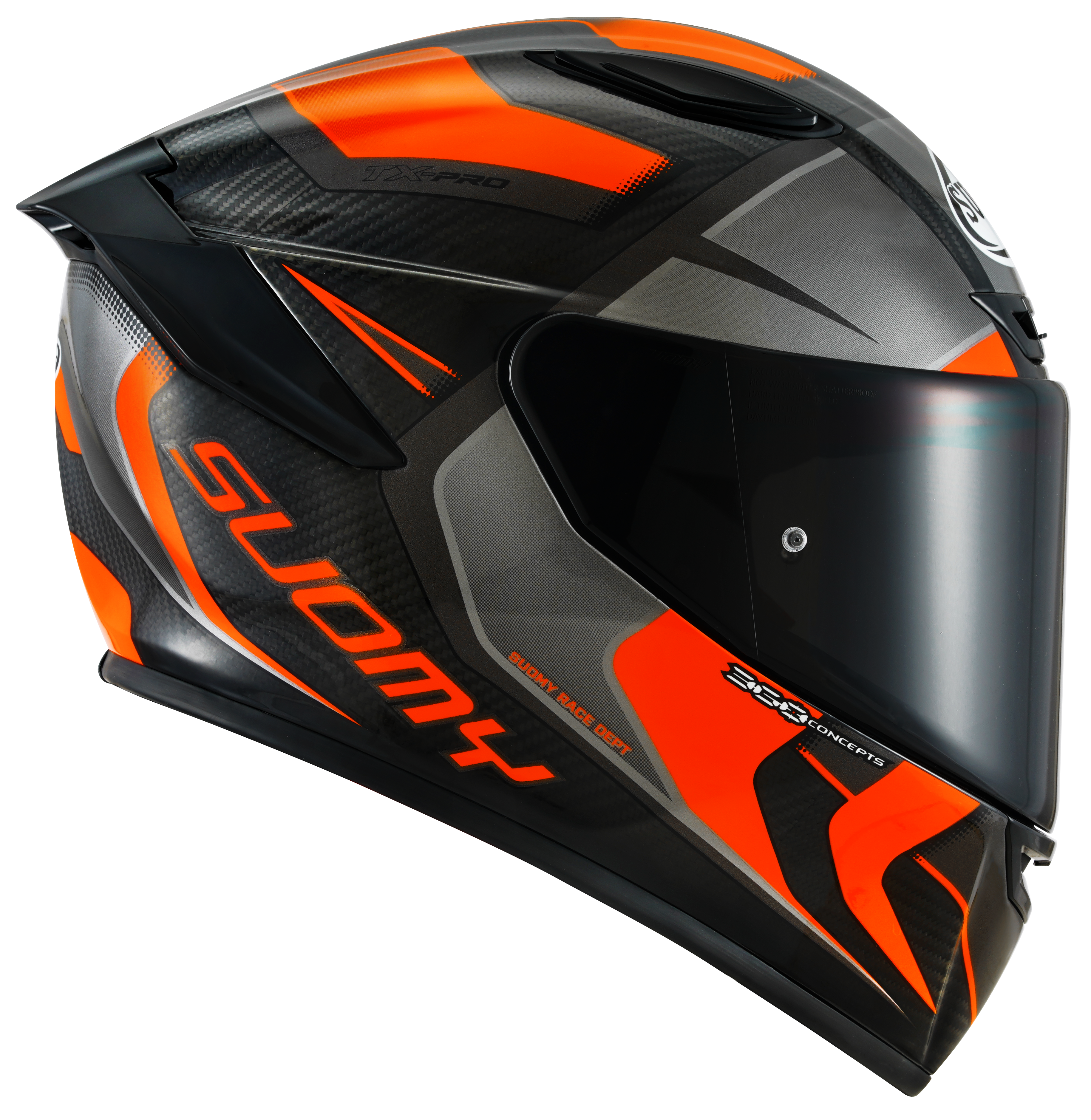 Suomy TX-Pro Casco Carbono Advance Naranja Fluo K6TX0004 