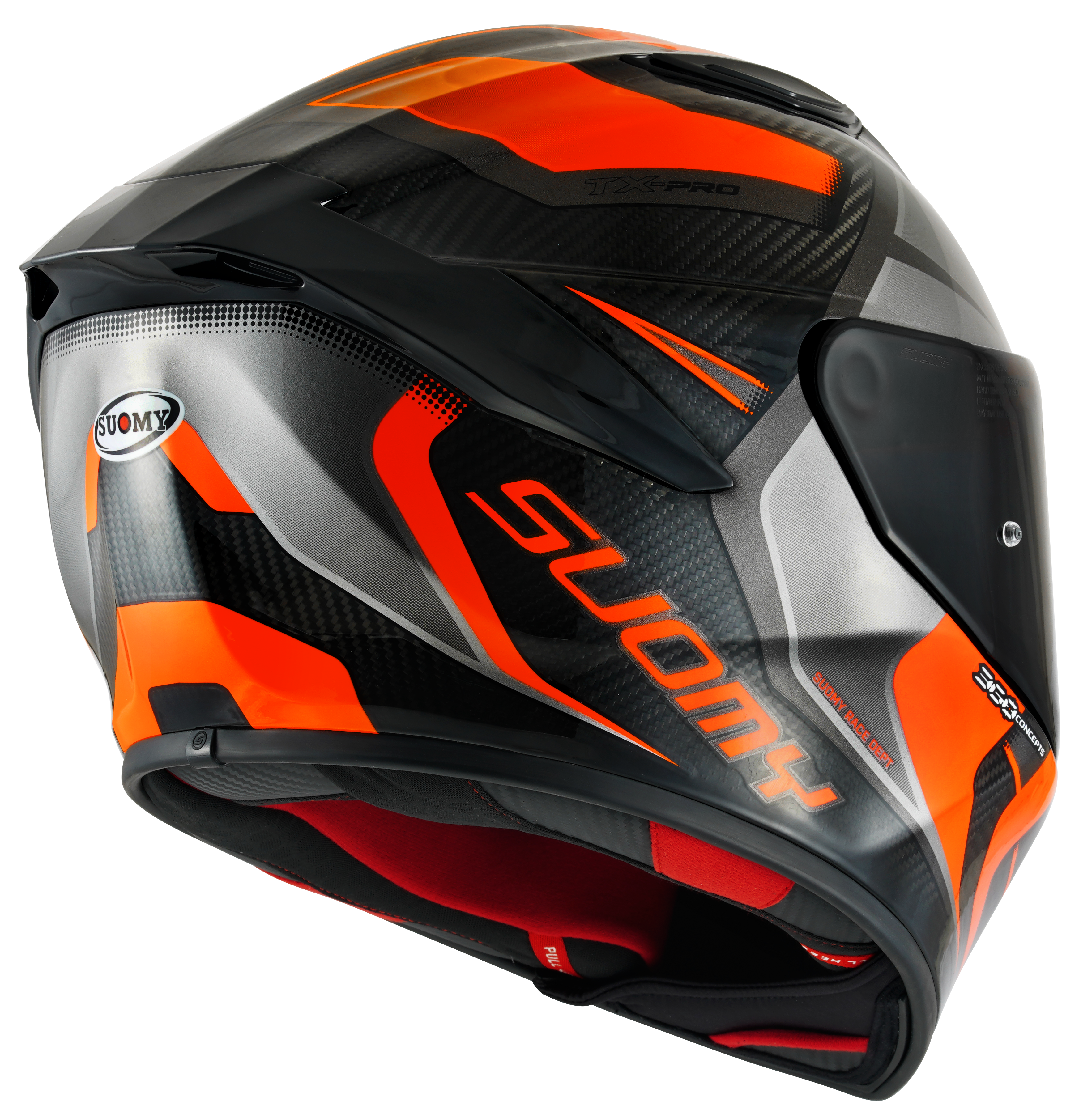 Suomy TX-Pro Casco Carbono Advance Naranja Fluo K6TX0004 