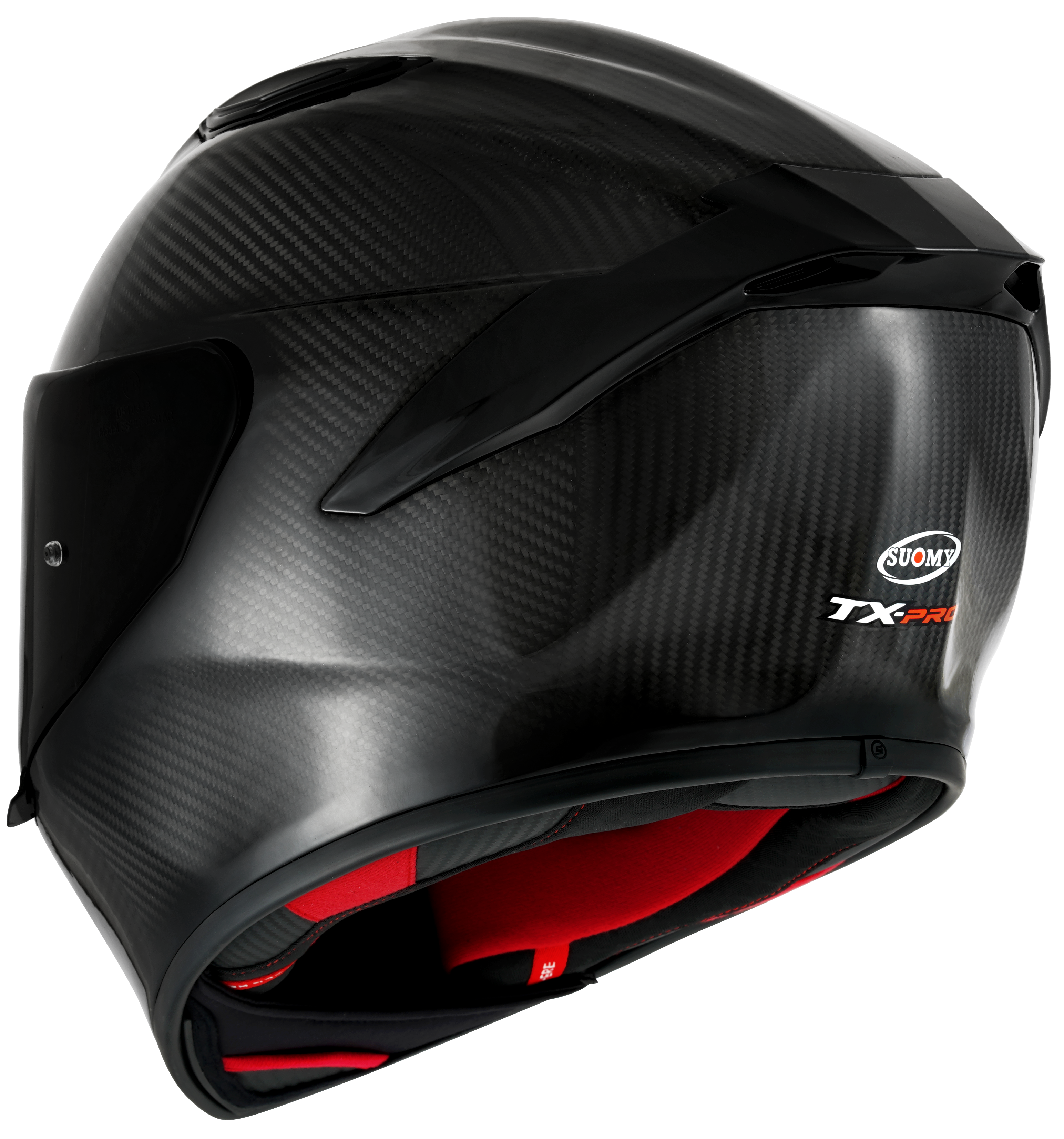 Suomy TX-Pro Casco Carbono brillo vista carbono K6TX0007 