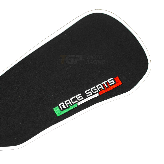 Race Seats Wrap Tank Grip Pads EVO schwarz für Ducati Panigale V4/S/R (25-26), Detail linke Seite