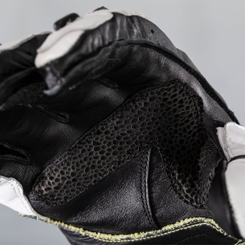 RST Tractech Evo 4 guantes de cuero para motocicleta | Hombre | Blanco | 102666 