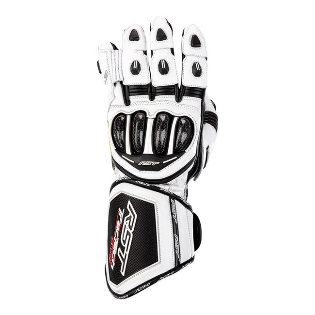 RST Tractech Evo 4 guantes de cuero para motocicleta | mujer | blanco | 103495 