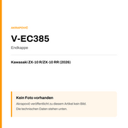 Akrapovic Endkappe Kawasaki ZX-10 R / ZX-10 RR (26-26) V-EC385 — Platzhalter, kein Herstellerfoto verfügbar