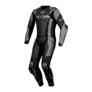IXON Vortex 3 mono traje Mono de cuero – Mono de competición perforado | Hombre | Negro 