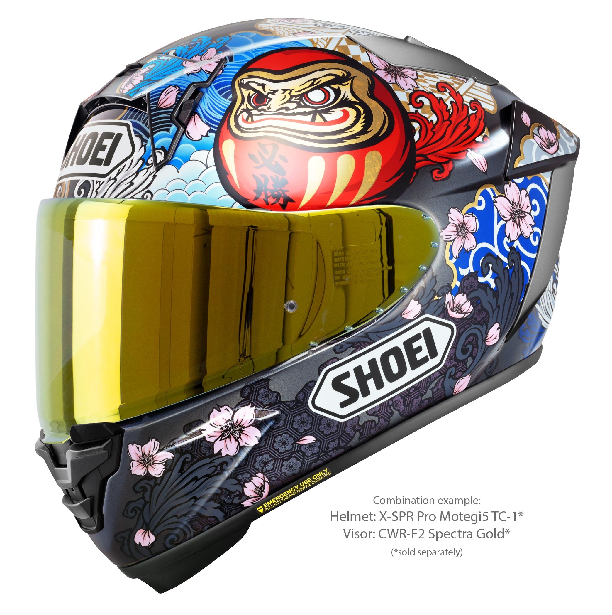 Shoei X-SPR PRO Casco Márquez Motegi5 TC-1 - Réplica de Marc Márquez Motegi 2024 