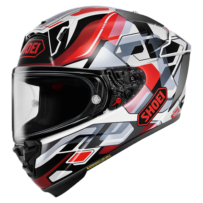 Casco Shoei X-SPR PRO Valion TC-1 Rojo / Gris 