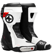 XPD XP9-R AIR bota de moto de carreras y calle perforada | Hombre | Blanco/Negro 