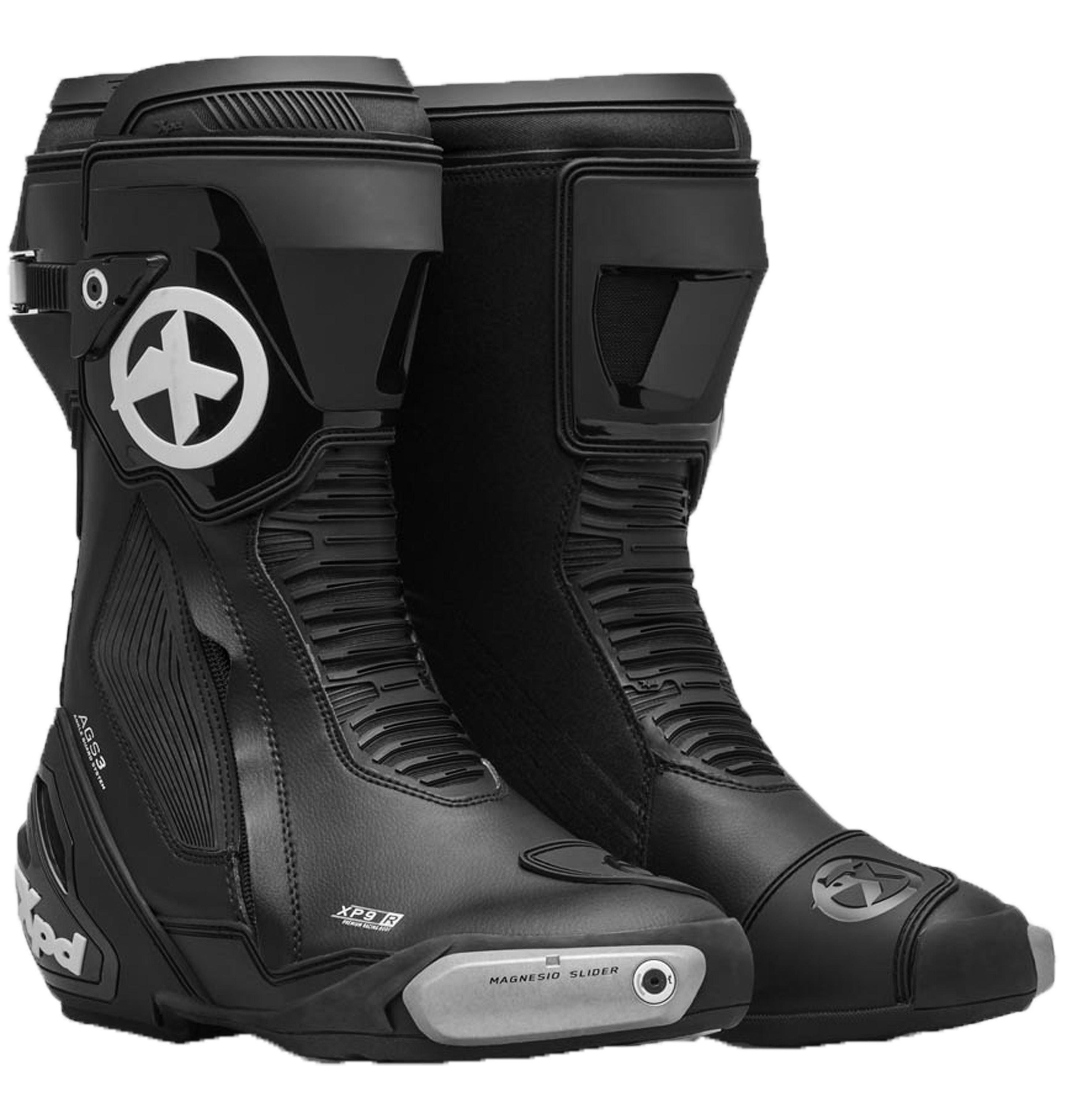 XPD XP9-R Botas de motociclismo de competición y calle | Hombre | Negro 