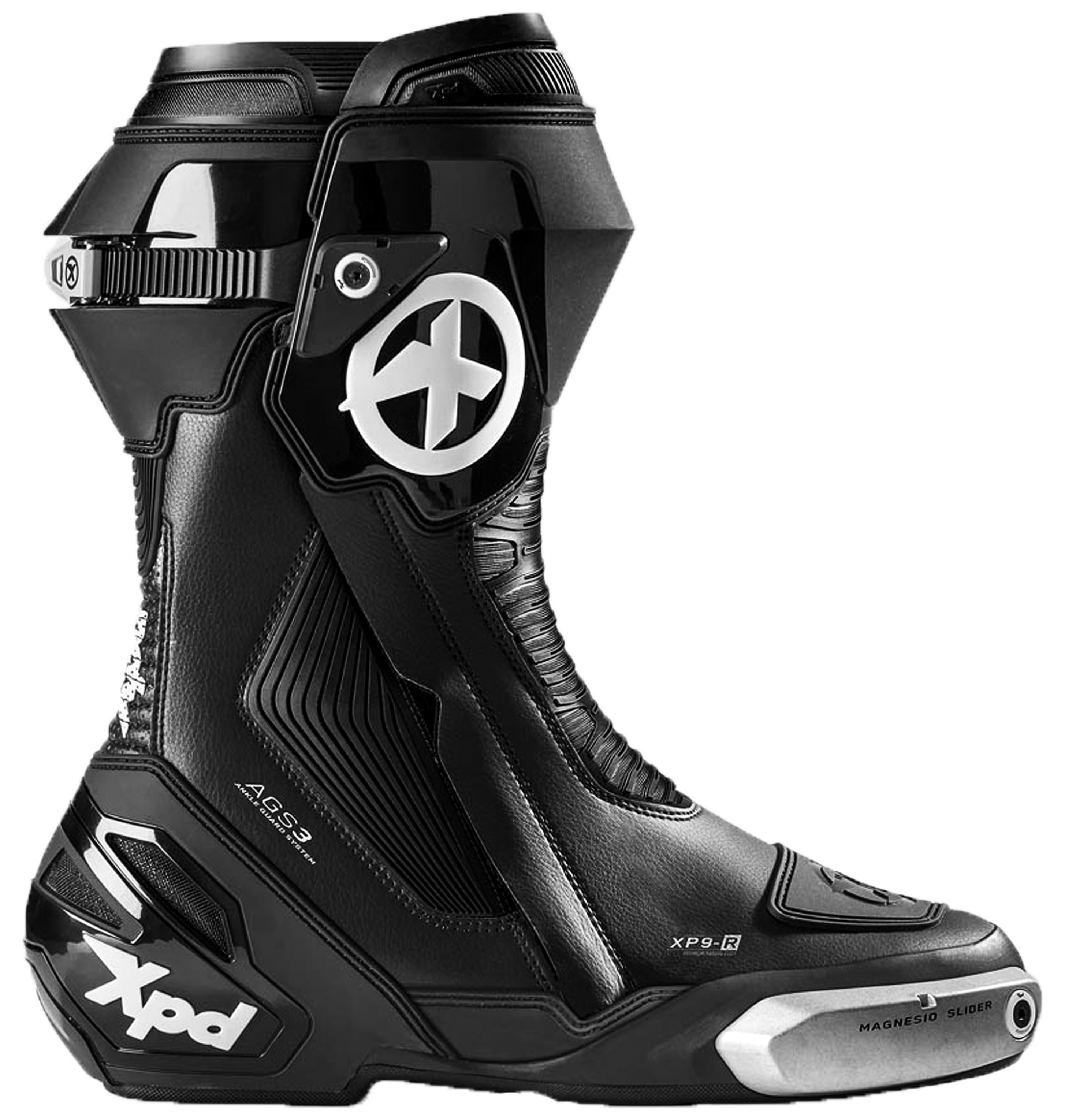 XPD XP9-R Botas de motociclismo de competición y calle | Hombre | Negro 