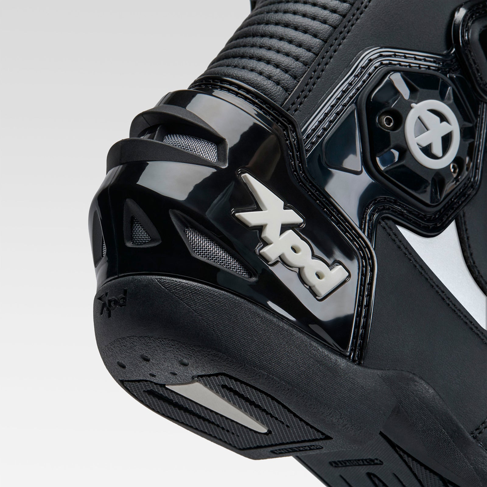 XPD XP6-S botas de moto | Hombre | Blanco/Negro 