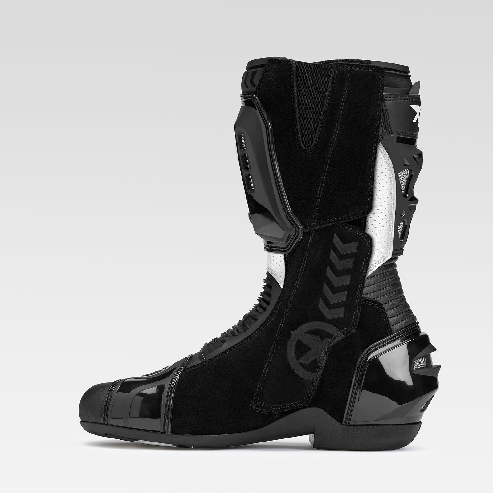 XPD XP-Mode botas de motocicleta | Hombres | Negro/Blanco 