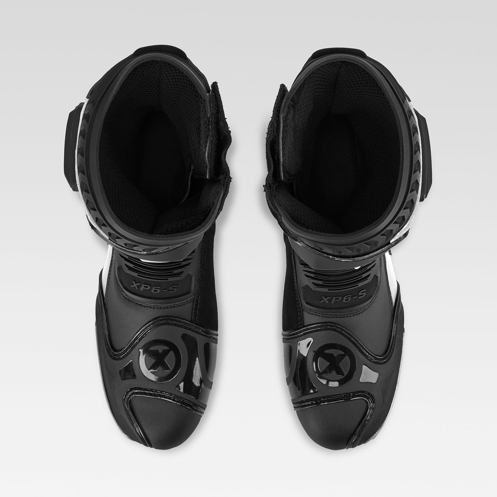 XPD XP6-S botas de moto | Hombre | Blanco/Negro 
