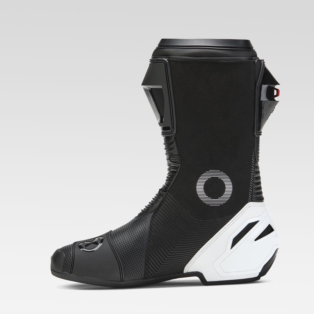 XPD XP9-S AIR bota de moto de carreras y calle perforada | Hombre | Blanco/Negro 
