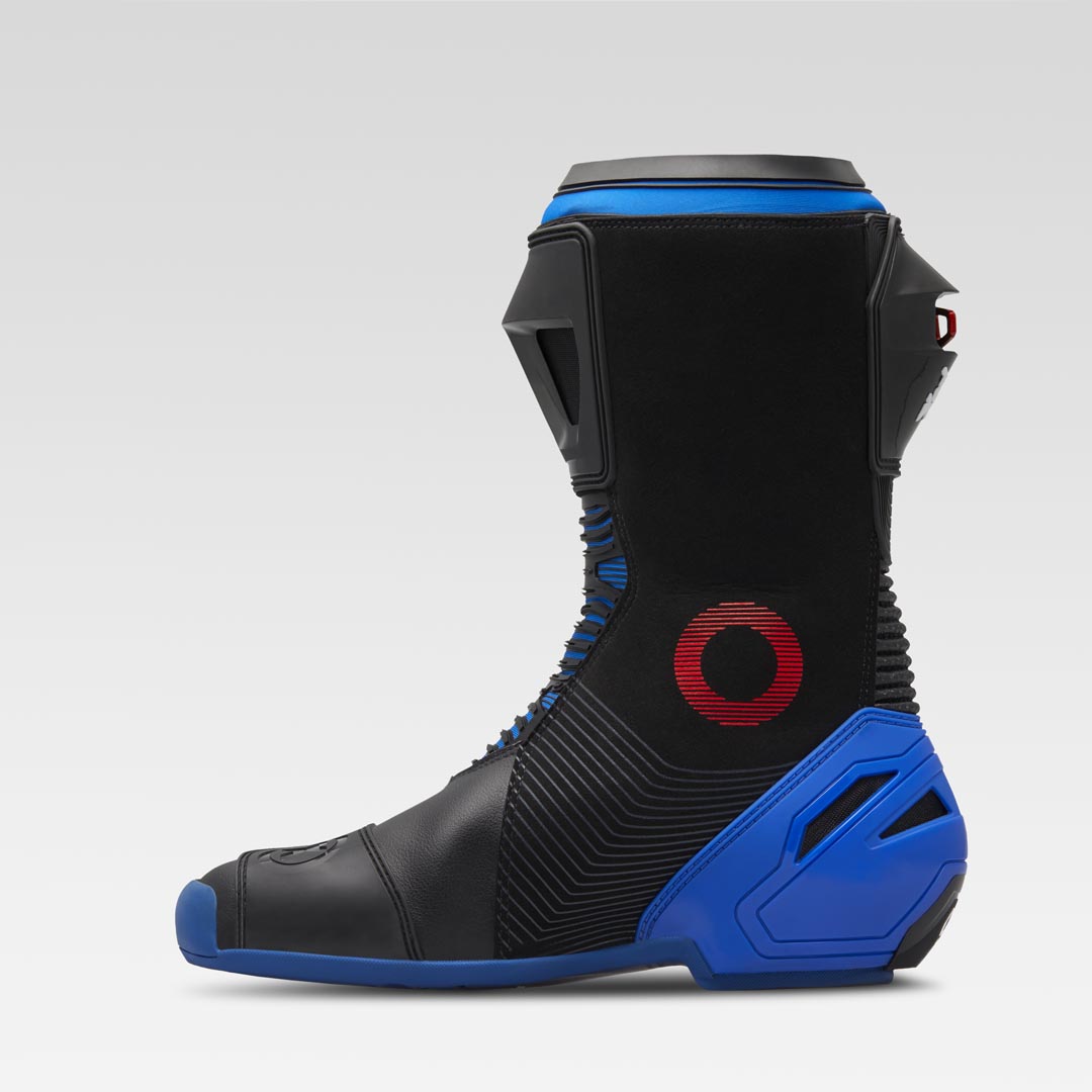 Botas de moto XPD XP9-S Racing y de calle | Hombre | Negro/Azul 
