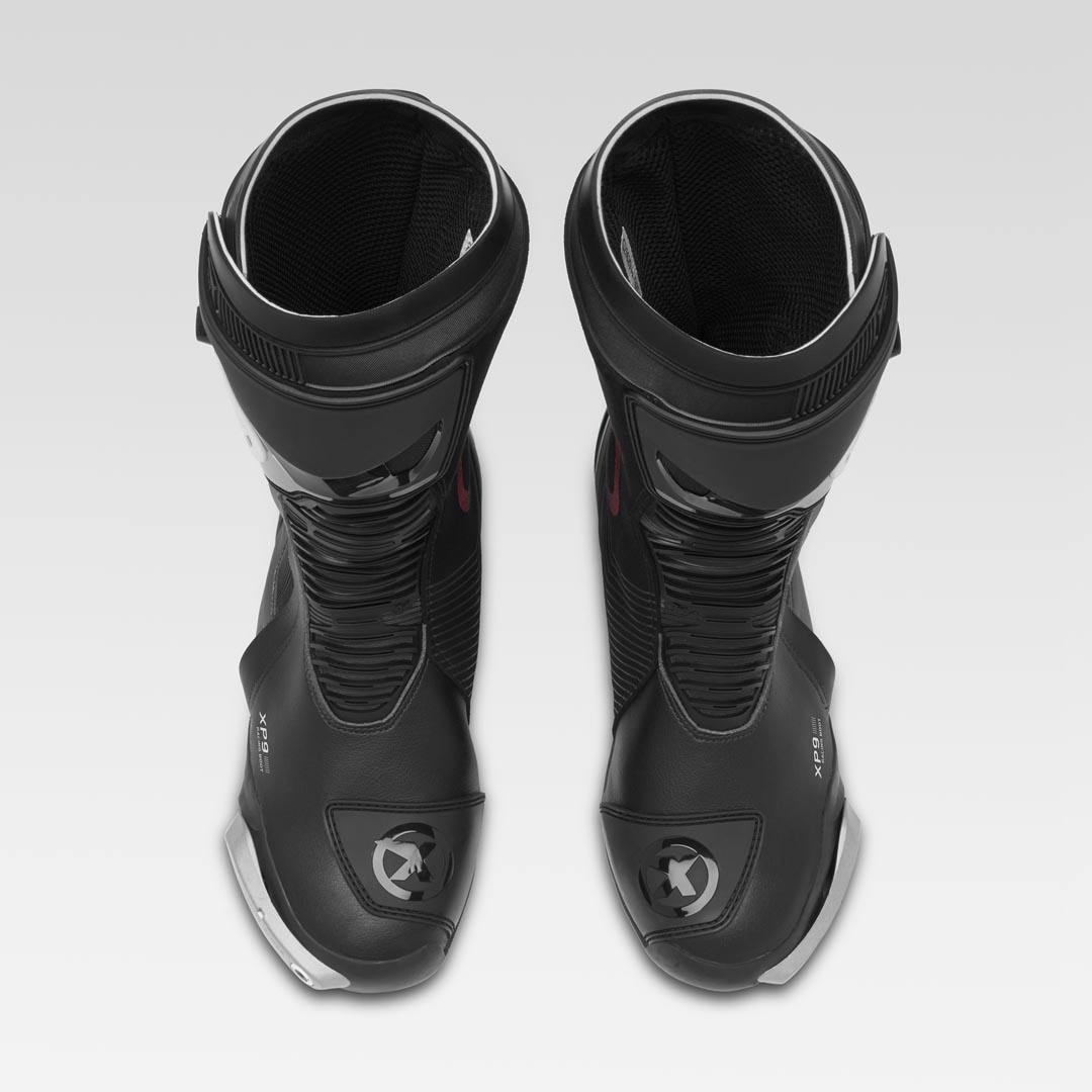 XPD XP9-S Botas de moto de carreras y de calle | Hombre | Negro 