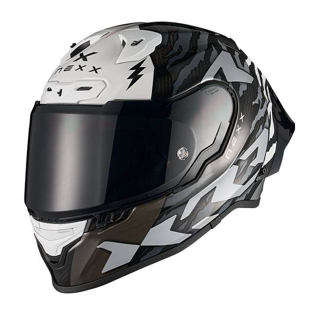 Casco Nexx X.R3R Ziger Carbon Negro Gris 01XR323513066 