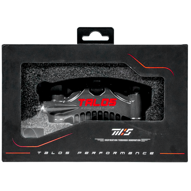 Talos X75 SBK Racing Monoblock P4 32/36 100mm pinza de freno delantera izquierda | X75.100.HD.L 