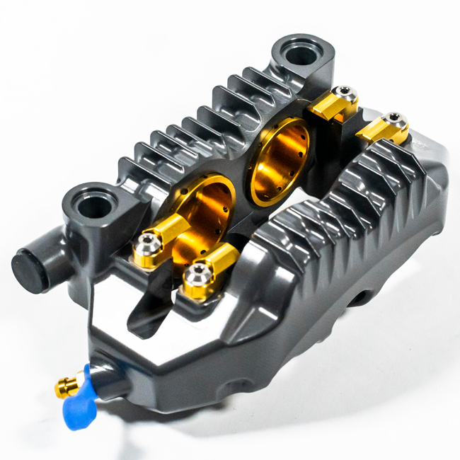 Talos X75 SBK Racing Monoblock P4 32/36 108mm pinza de freno delantera izquierda | X75.108.HD.L 