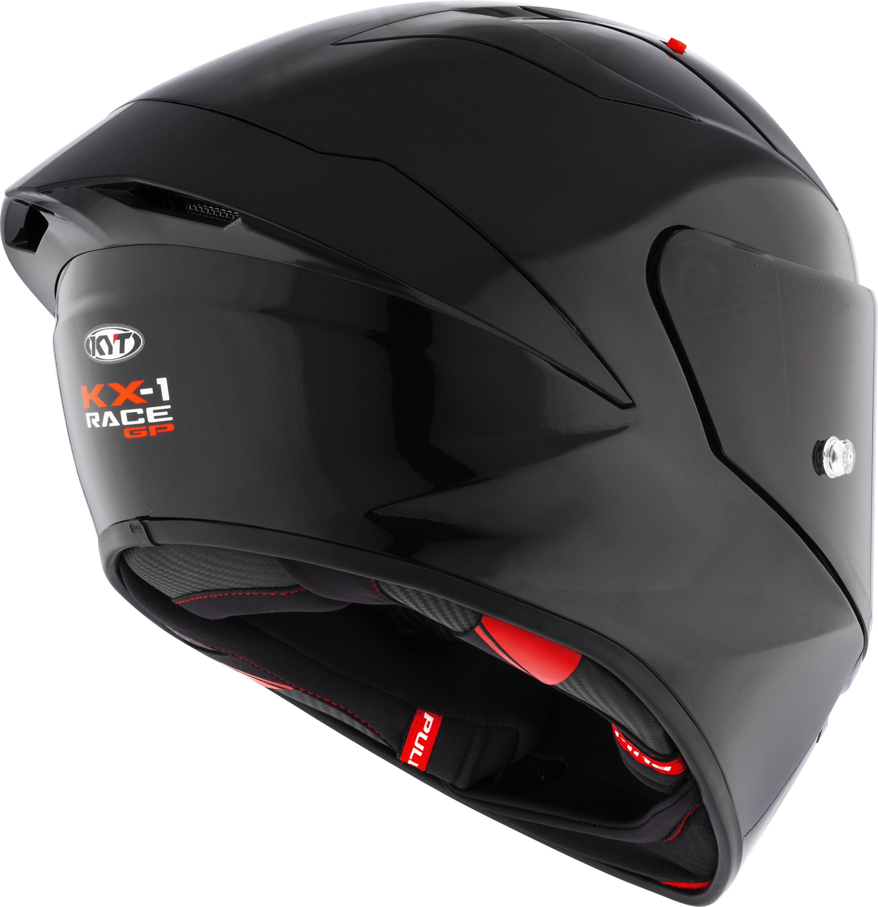 KYT KX-1 Race GP Casco Sencillo Negro Y6KX00W6 