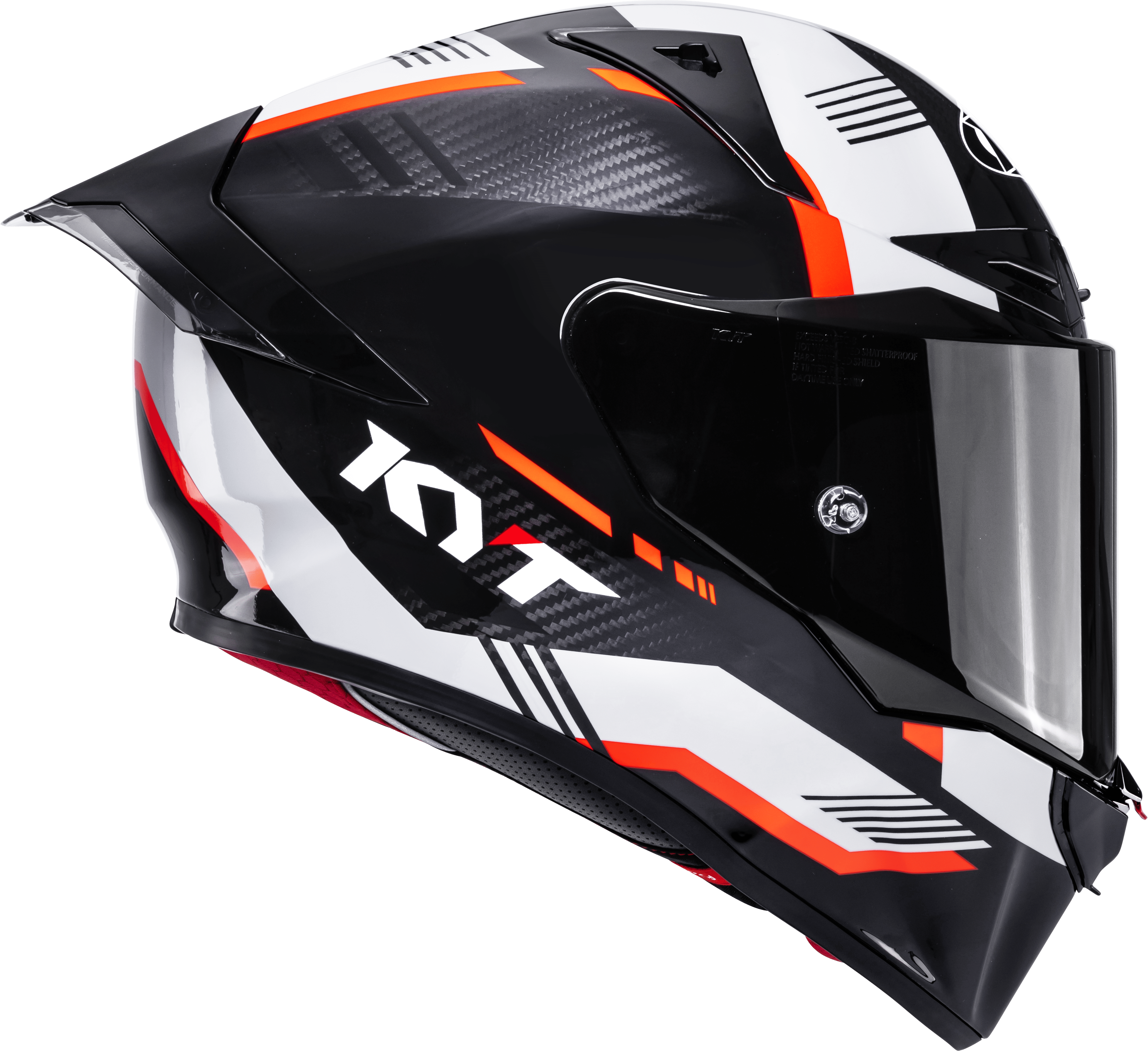 KYT R1R Casco de Carreras Carbono Zona Naranja Y6R10008 