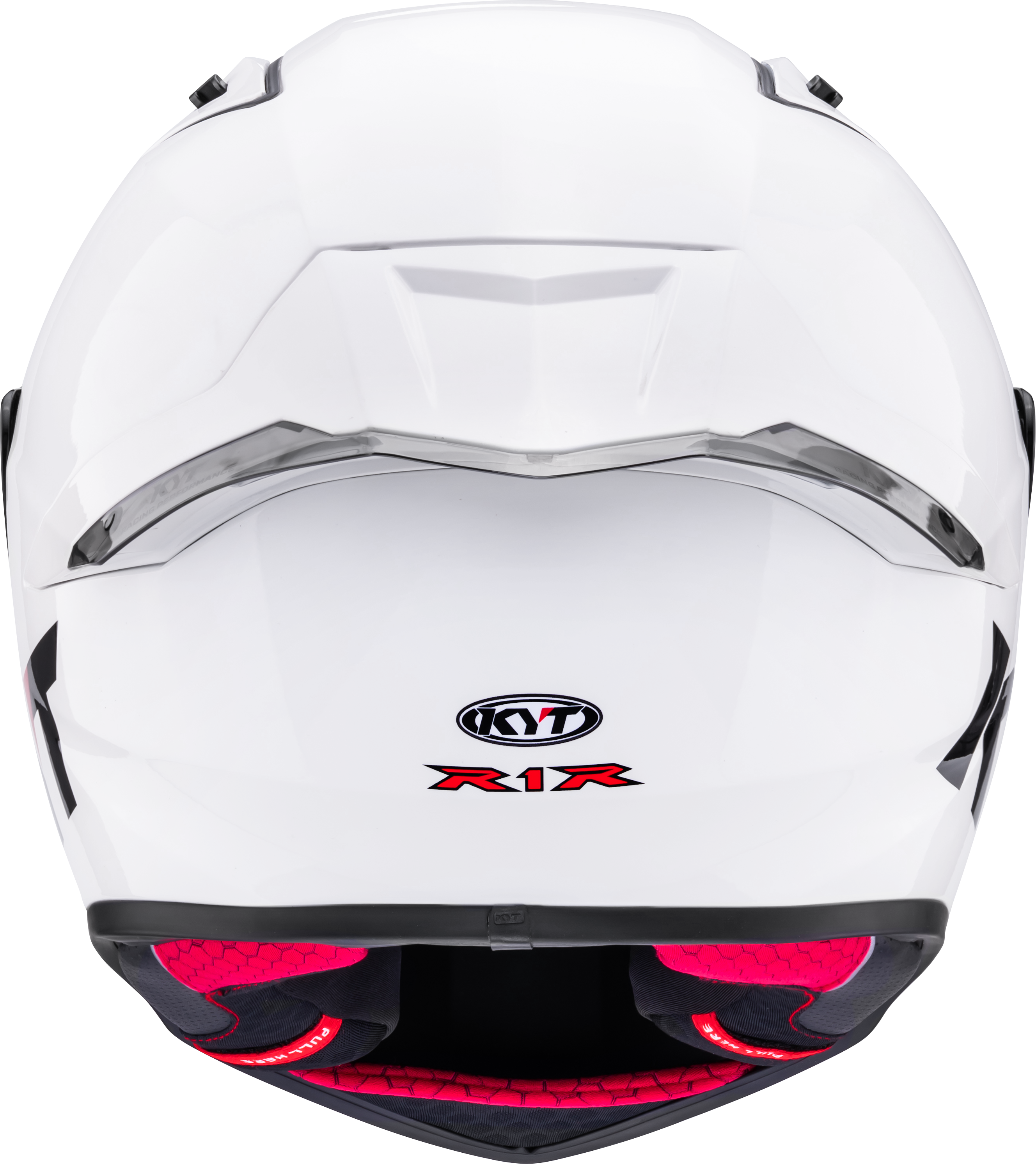 Casco de competición KYT R1R Plain blanco brillante Y6R100W3 
