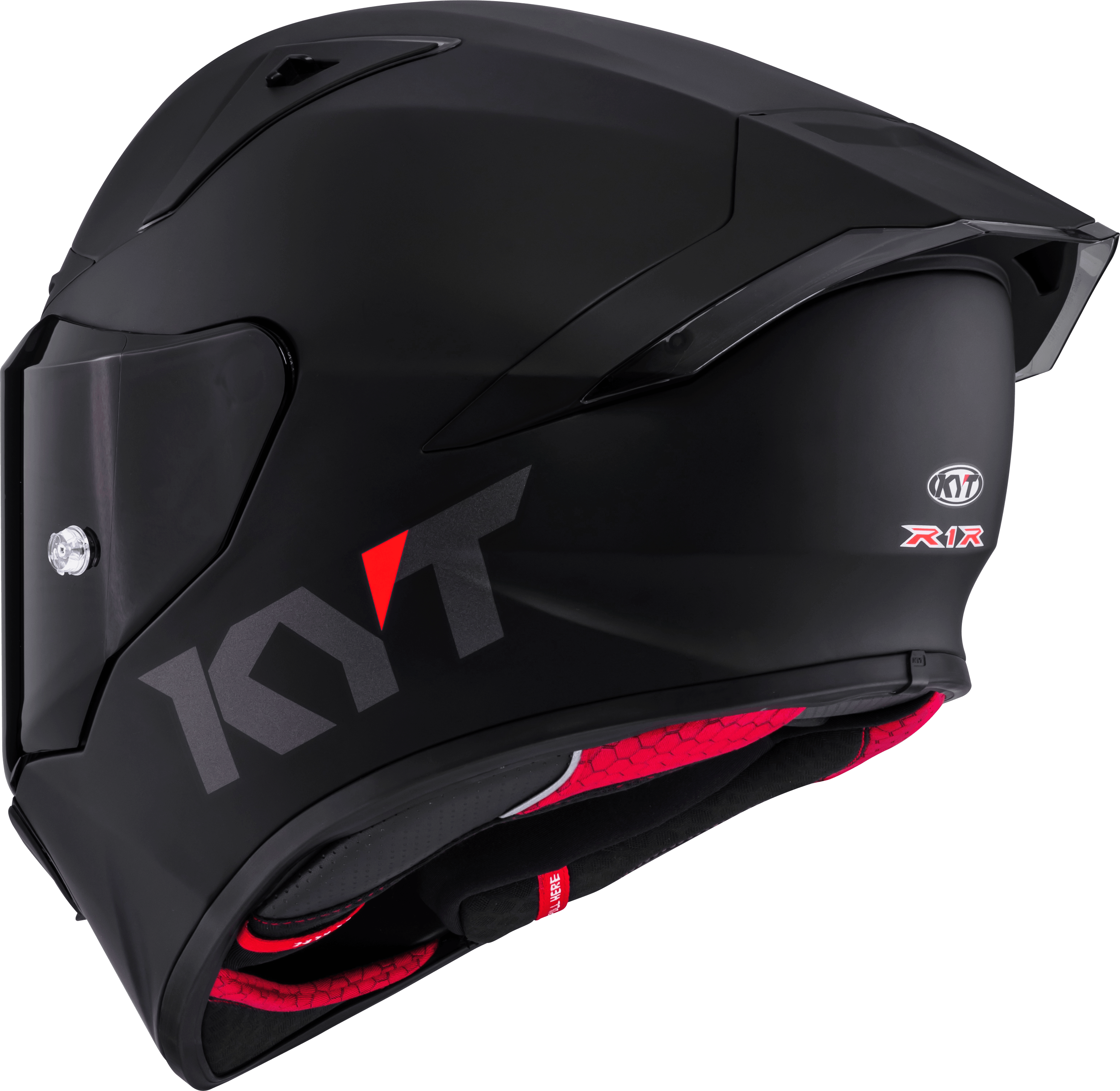 Casco de competición KYT R1R Plain negro mate Y6R100X6 