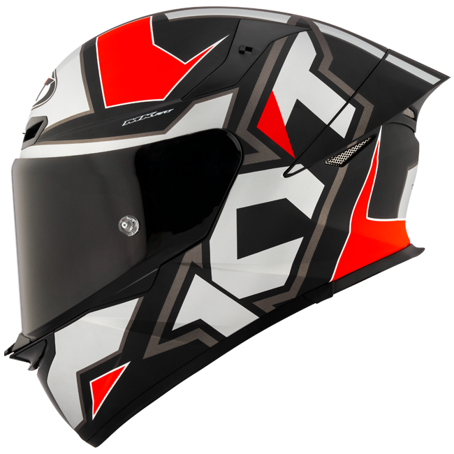 KYT TT-Revo Casco Electron Grey Red mate Y6TR0006 
