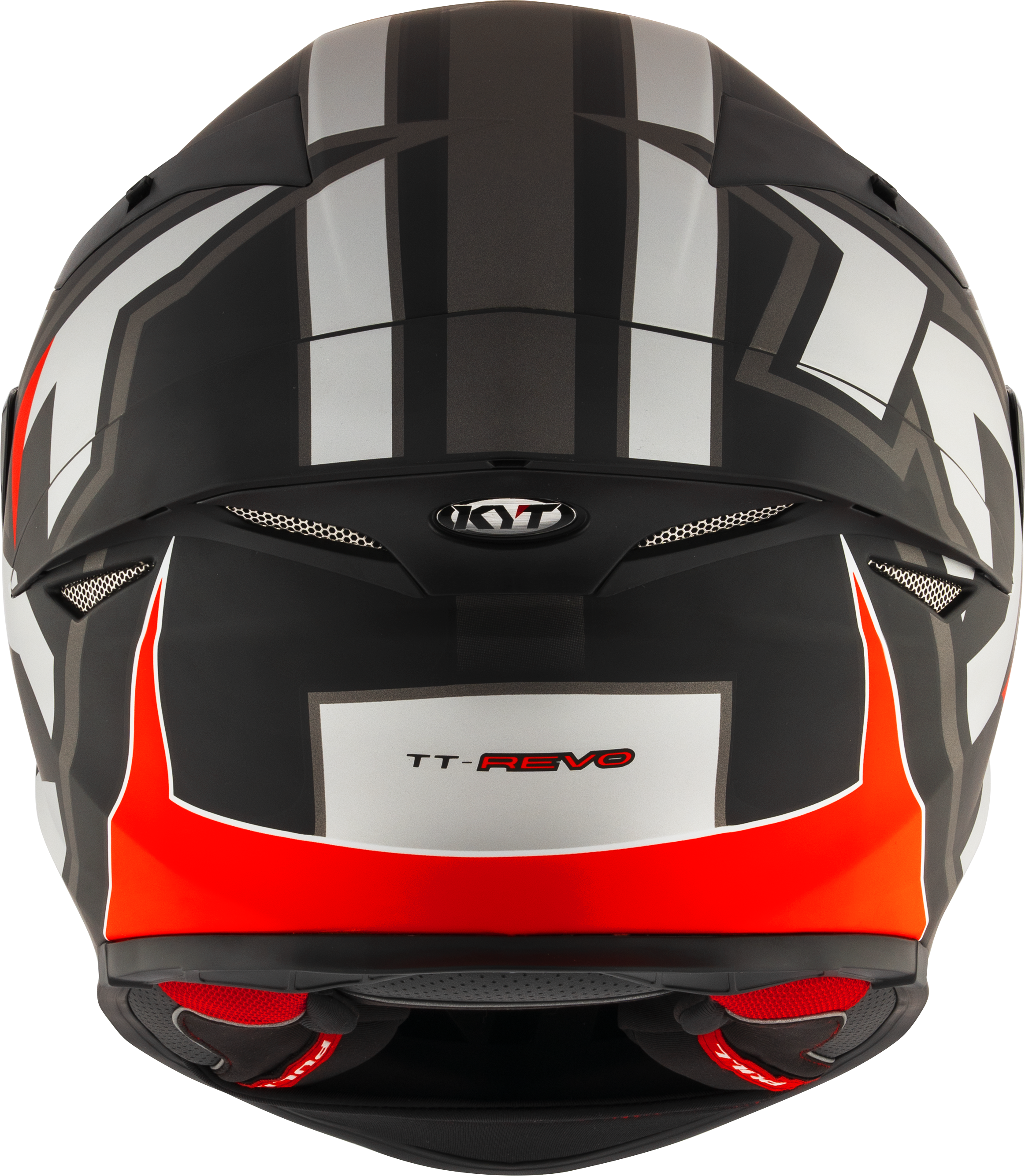 KYT TT-Revo Casco Electron Grey Red mate Y6TR0006 