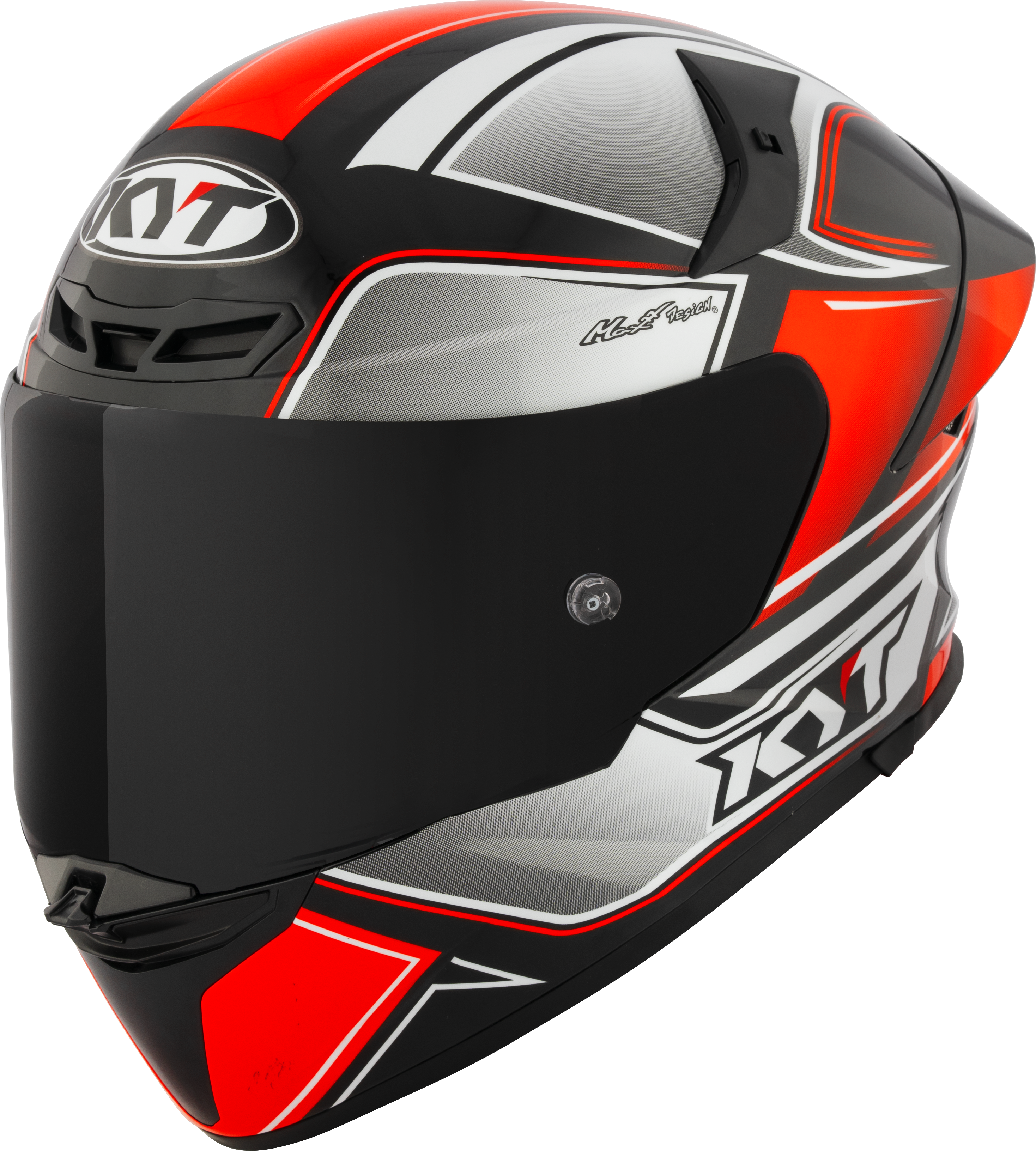 KYT TT-Revo Casco Turista Rojo Fluo Y6TR0012 