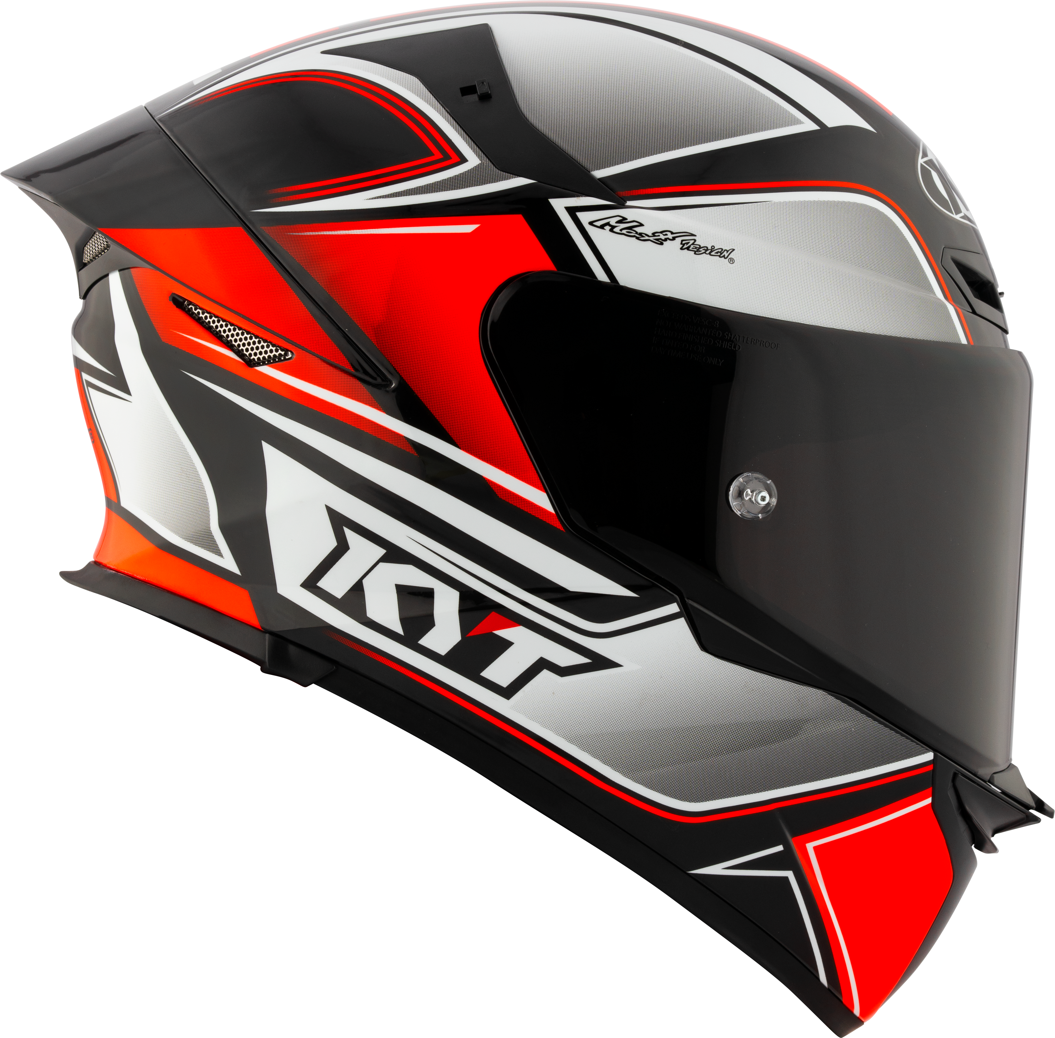 KYT TT-Revo Casco Turista Rojo Fluo Y6TR0012 