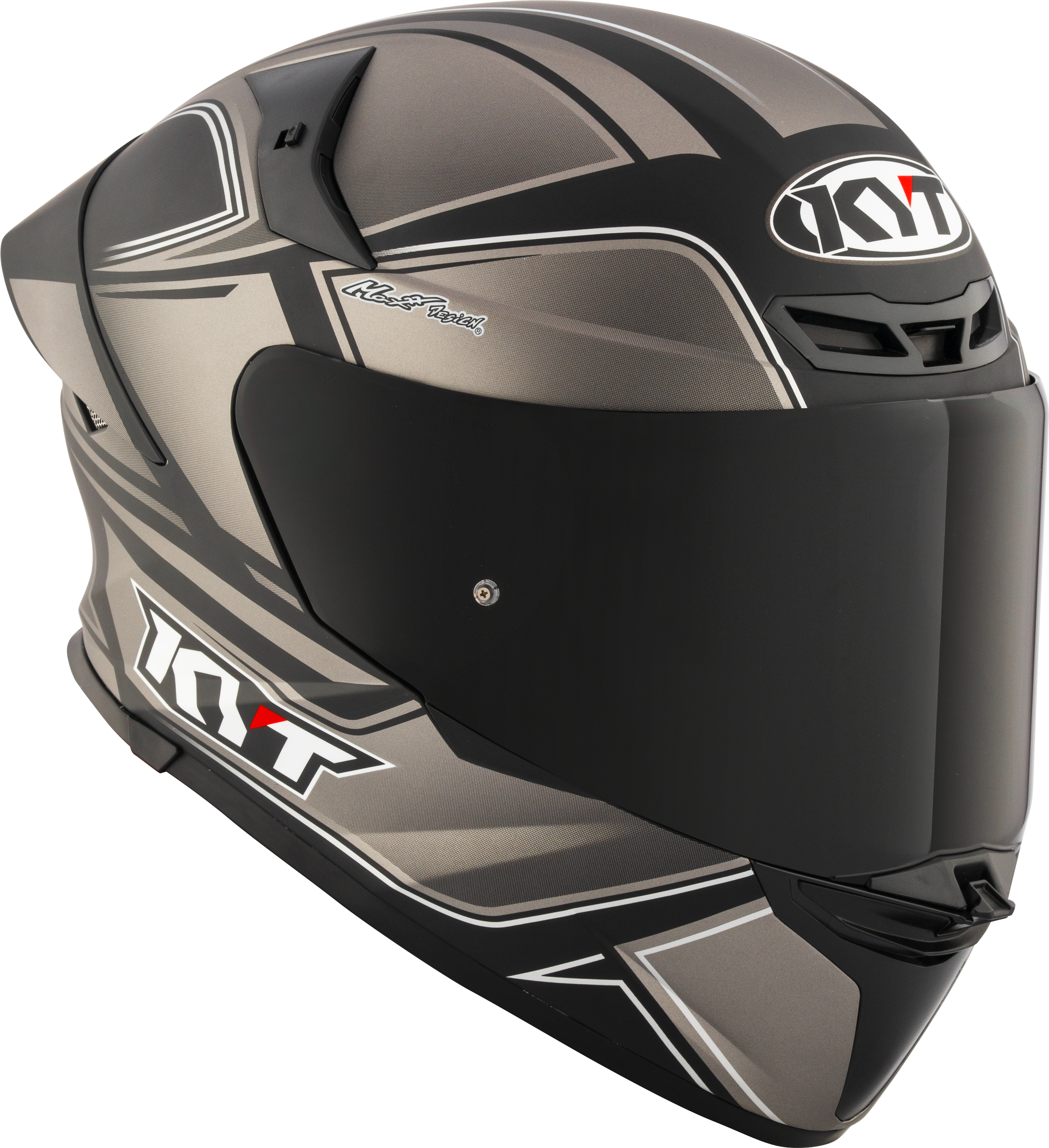 KYT TT-Revo Casco Turista Mate Gris Frío Y6TR0013 