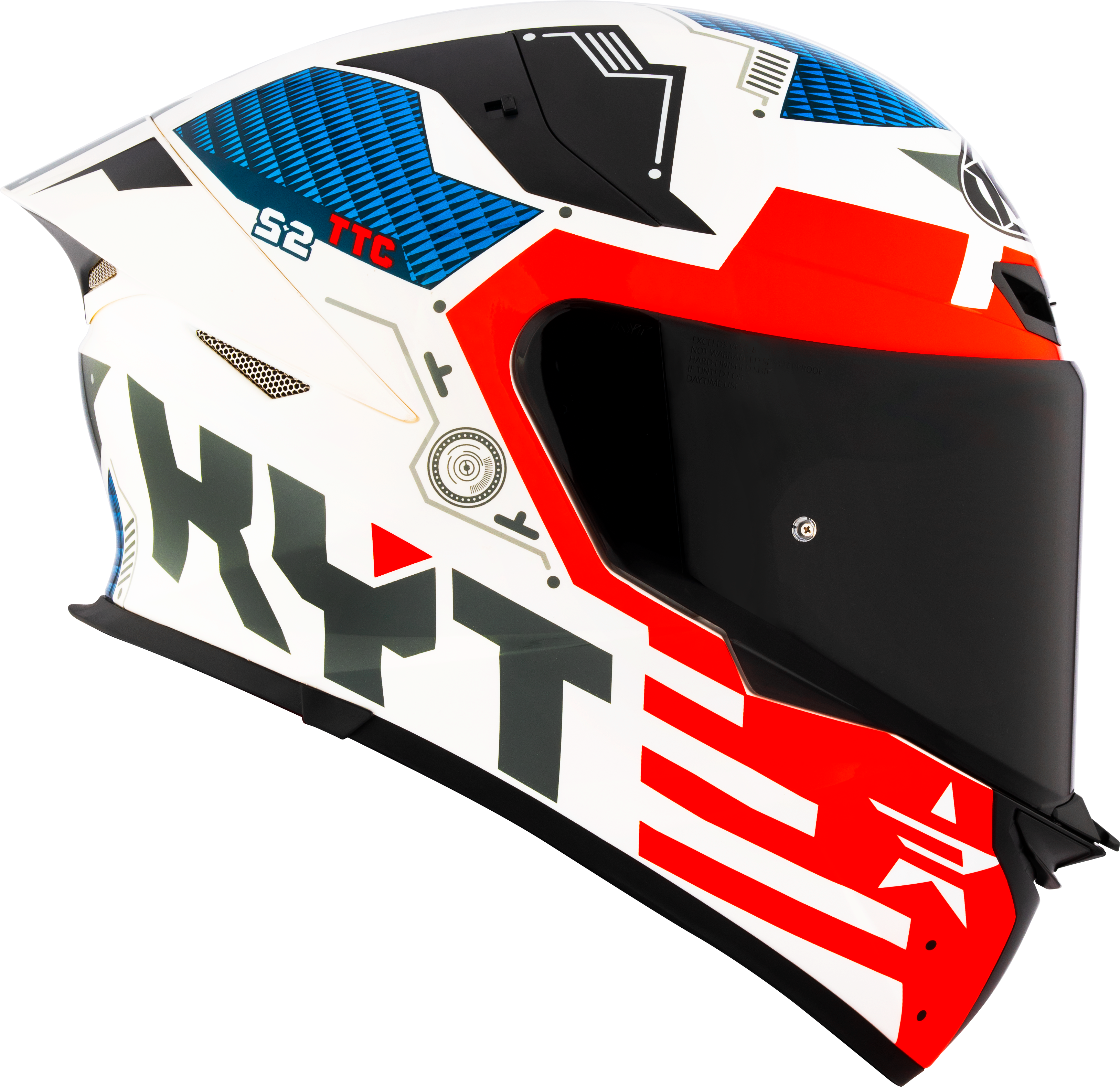 KYT TT-Revo Casco Fuselaje Rojo Y6TR0020 