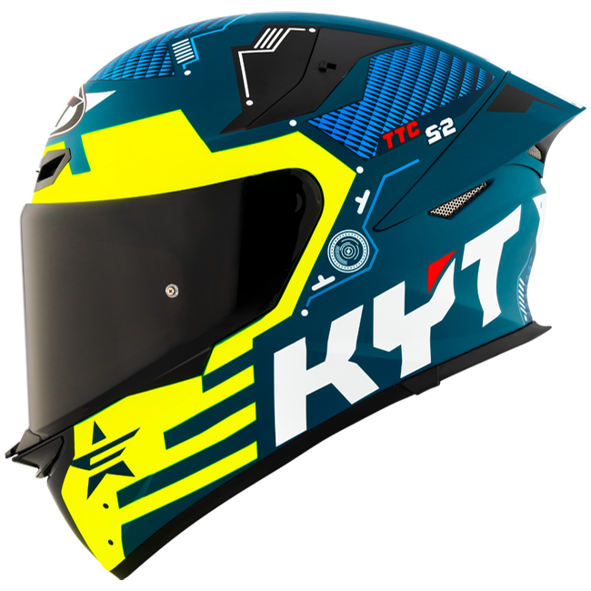 KYT TT-Revo Casco Fuselaje Amarillo mate Y6TR0021 