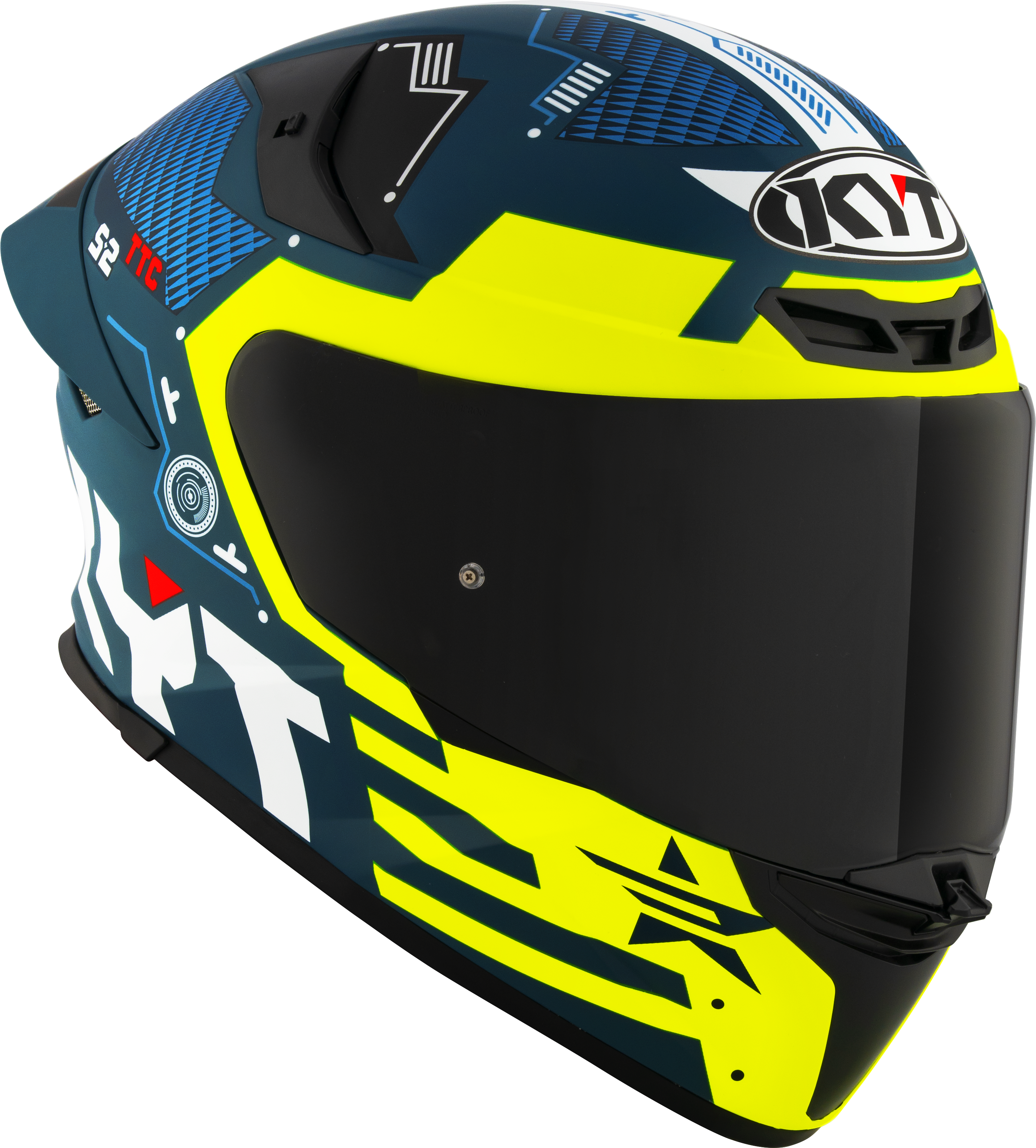 KYT TT-Revo Casco Fuselaje Amarillo mate Y6TR0021 
