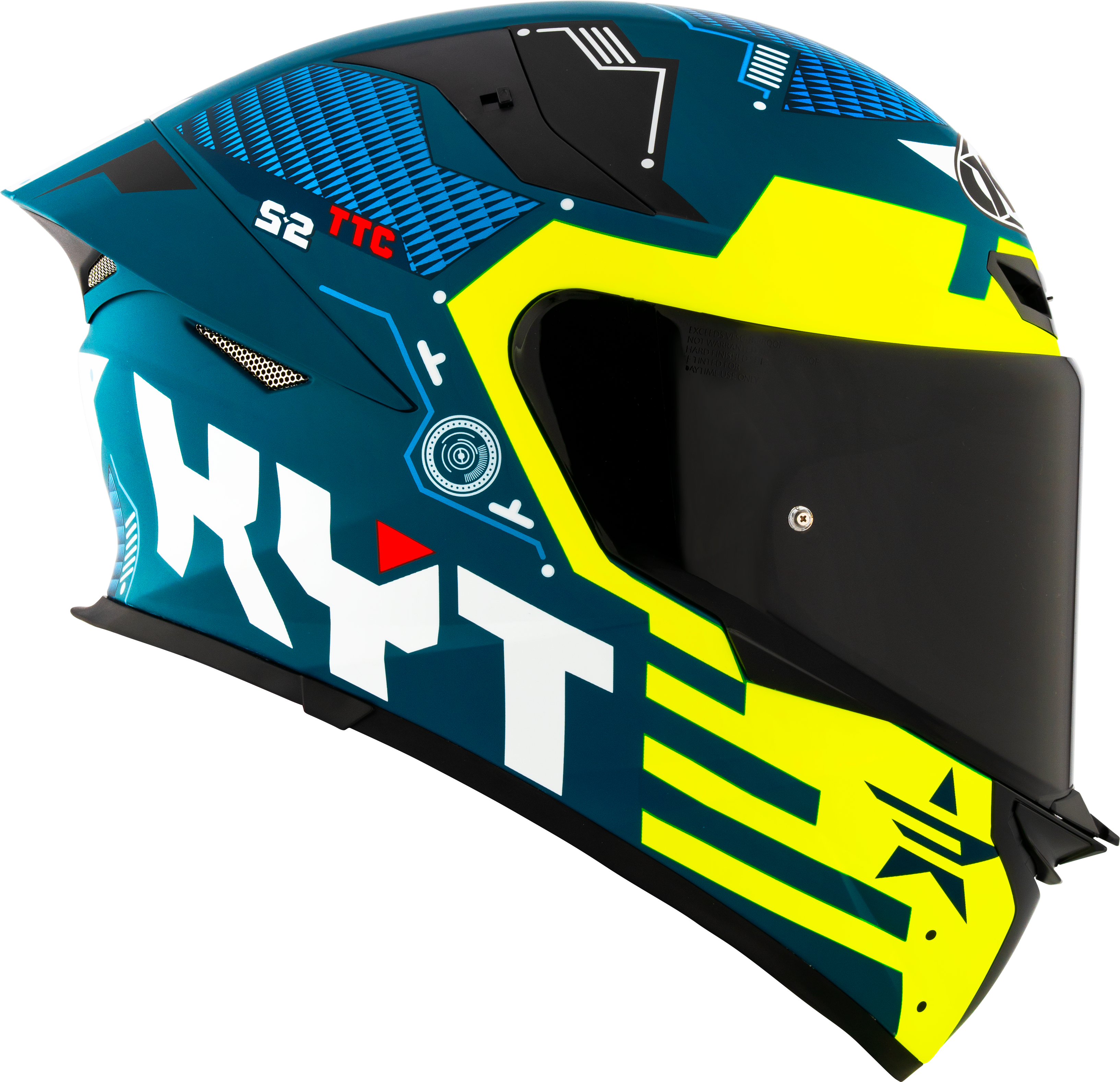 KYT TT-Revo Casco Fuselaje Amarillo mate Y6TR0021 