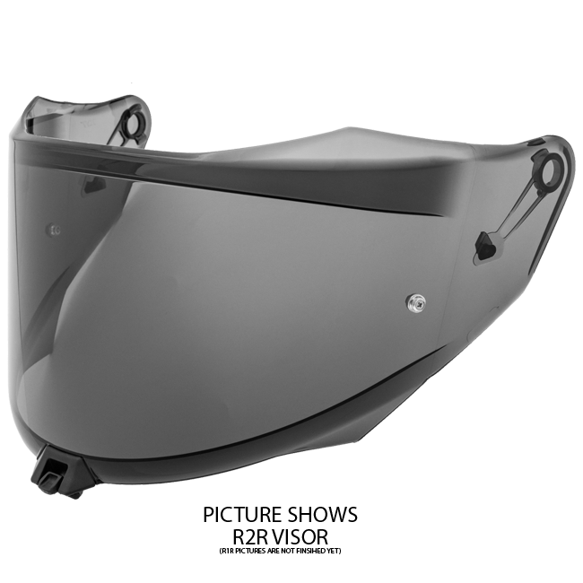 KYT Visera R1R ligeramente ahumada YAR10VF0 