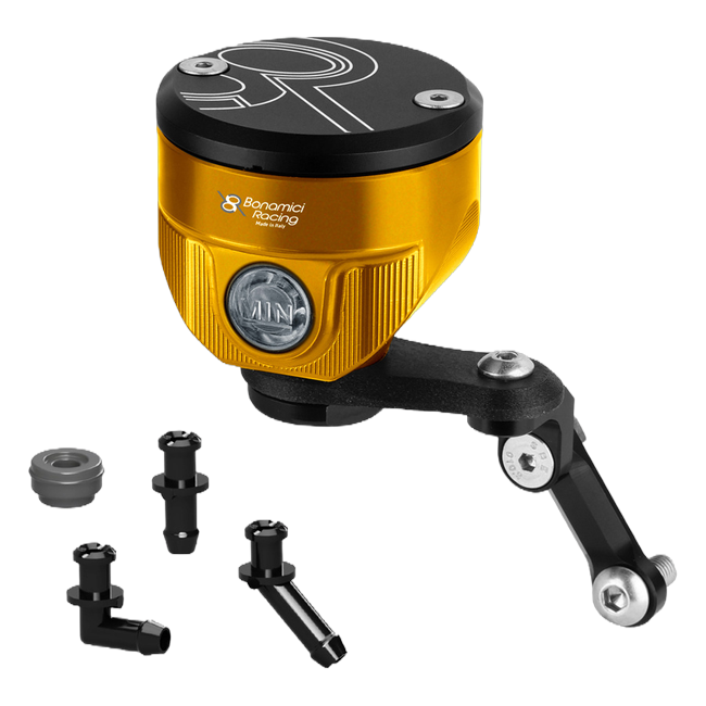 Flüssigkeitsbehälter 30 ml Bonamici Racing VS40 für CFMOTO 675 SR-R – Gold