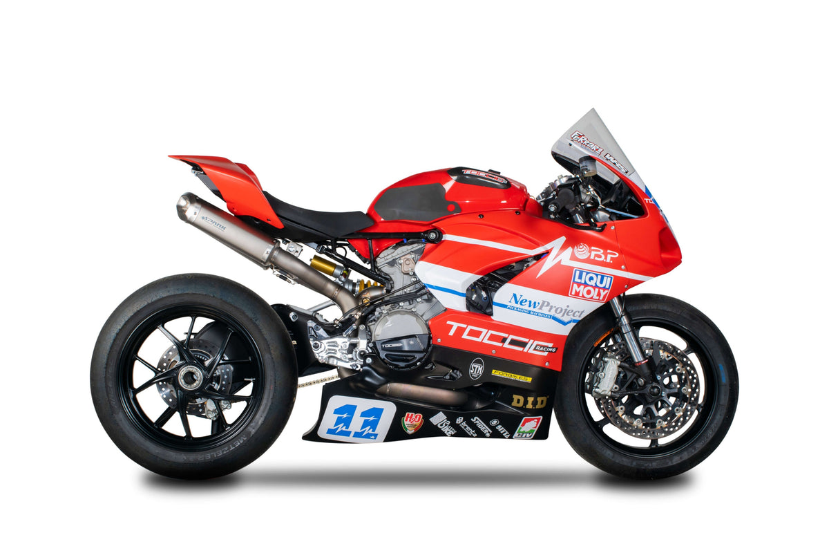 Spark Exhaust Komplettanlage Untersitz Rechteckig Titanium Ducati Panigale 959 (16-19) GDU8837T