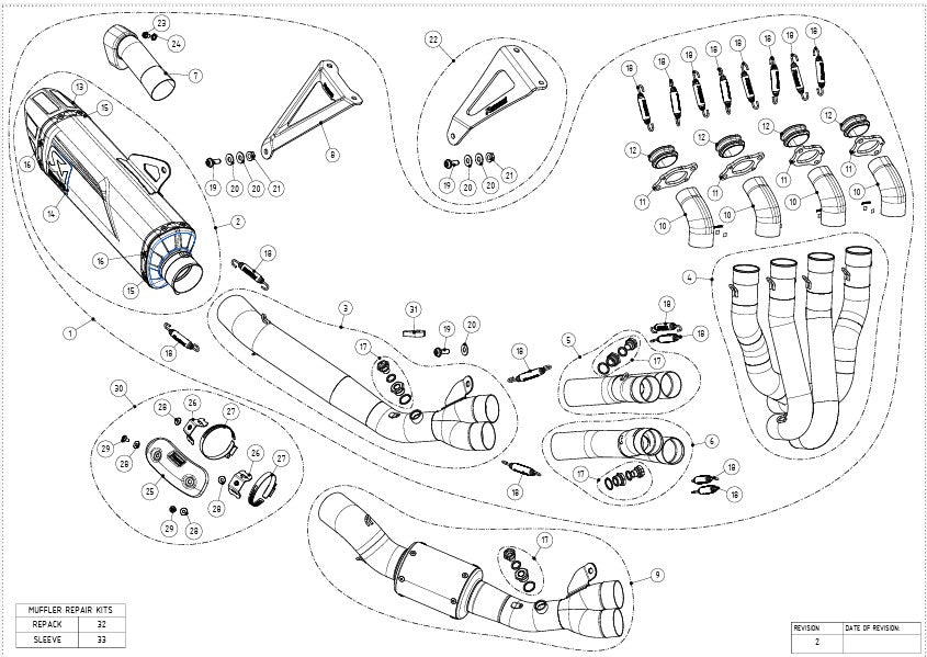 Akrapovic Racing Line (acero inoxidable) Honda CBR 1000 RR-R SC82 (24-26) S-H10R10-APLT 