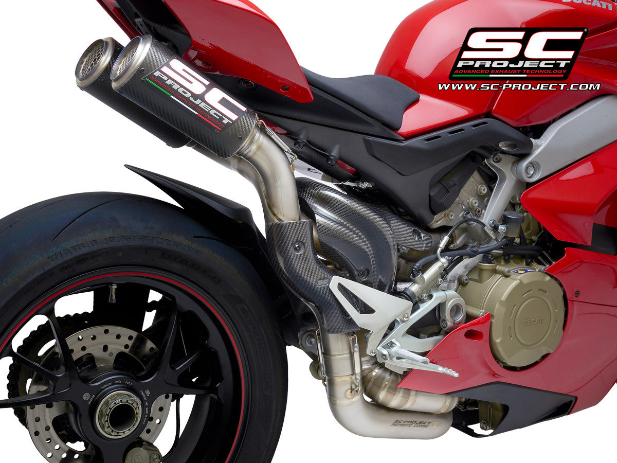SC-Project Sistema de escape semi-completo CR-T Ducati Panigale V4/S (18-20) D26A-T68C 