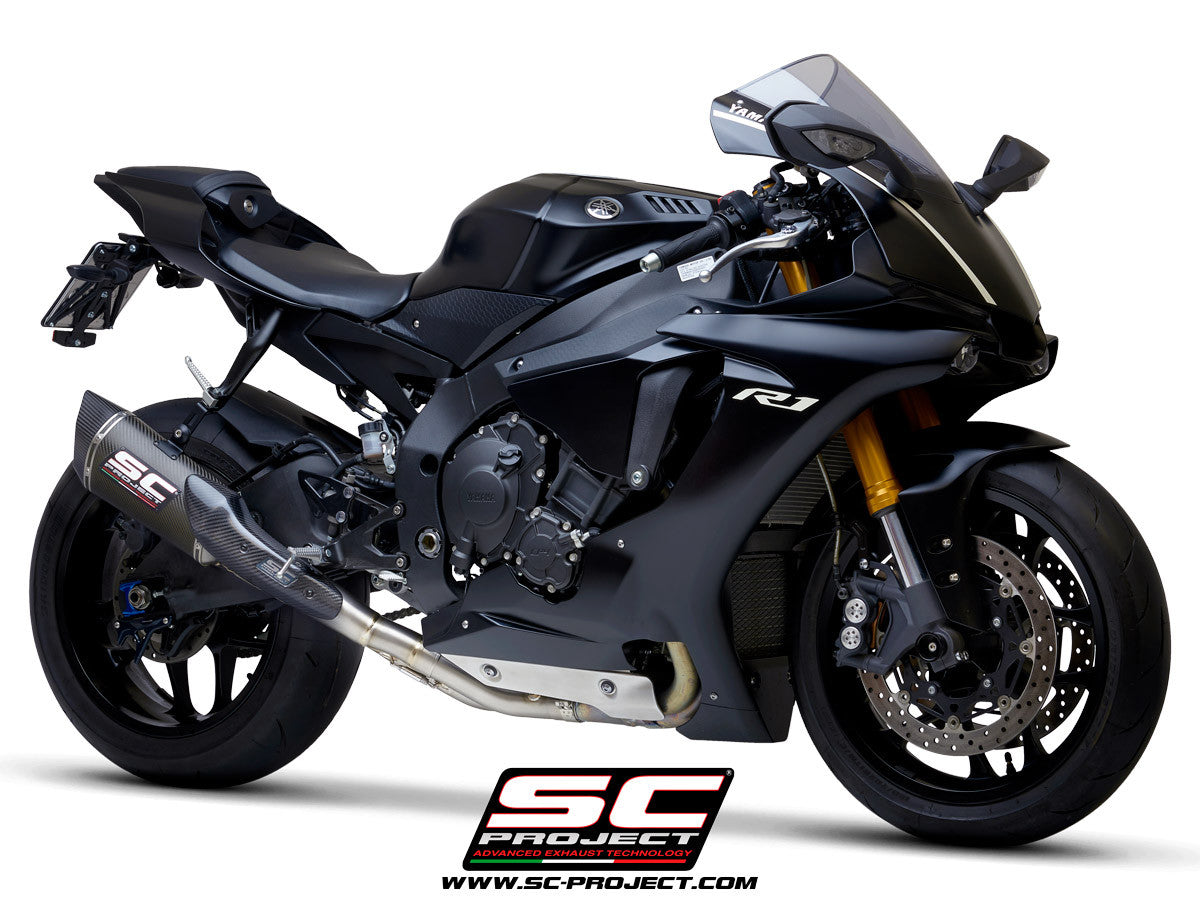 SC-Project Slip-On SC1-R + tubo de reemplazo KAT Yamaha YZF-R1/M RN49 (17-19) 
