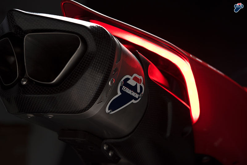 Sistema de escape completo de acero inoxidable Termignoni 4USCITE para Ducati Panigale V4/S (18-24) D18209401ITX 