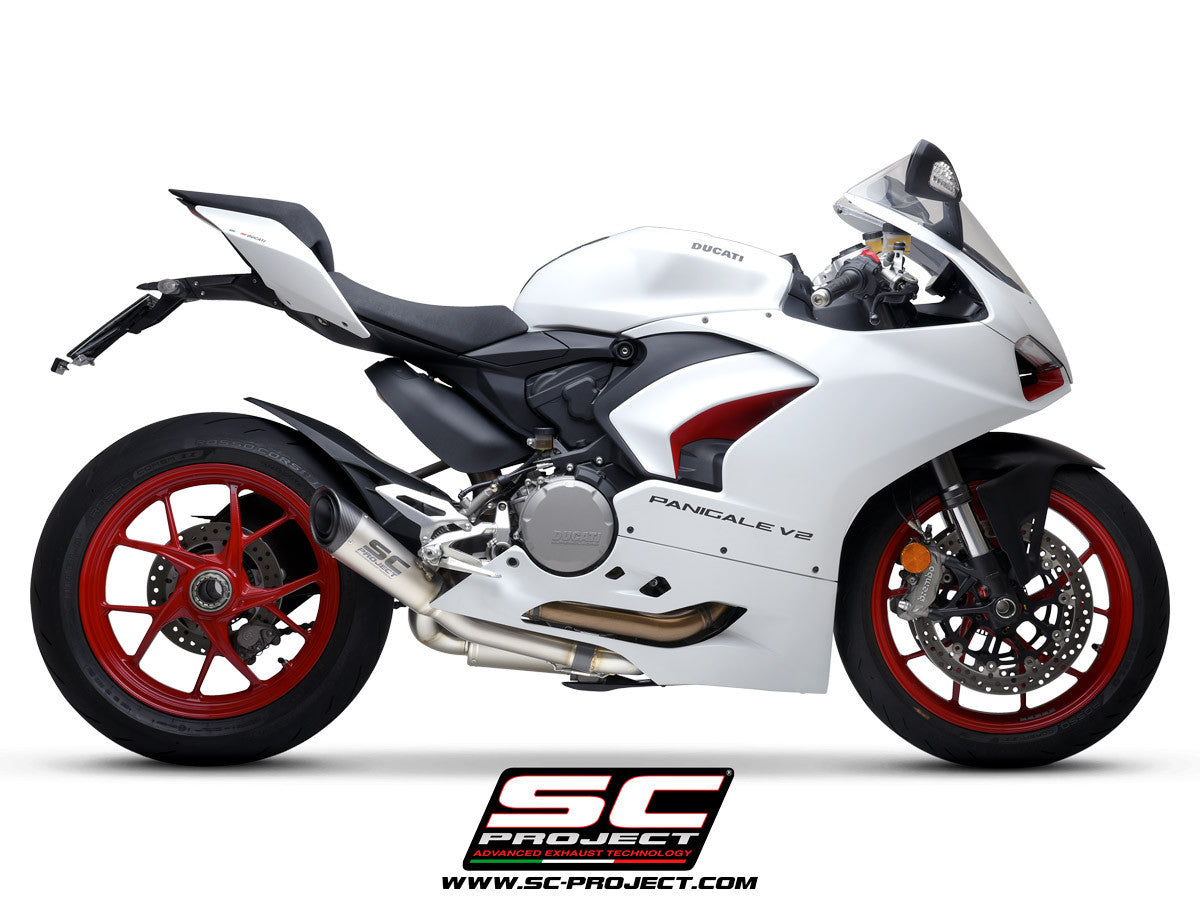 SC-Project Sistema de escape semi-completo S1 Ducati Panigale V2 955 (20-24) D35A-LT41T 