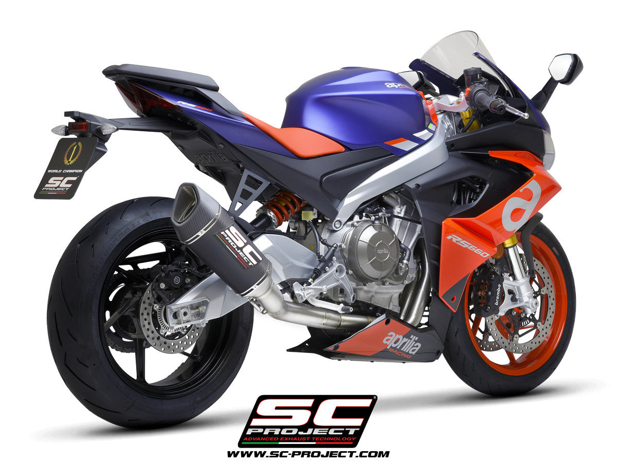 SC-Project Trofeo Titan sistema completo 2-1 SC1-R Aprilia RS 660 (20-24) A23A-PTC90 