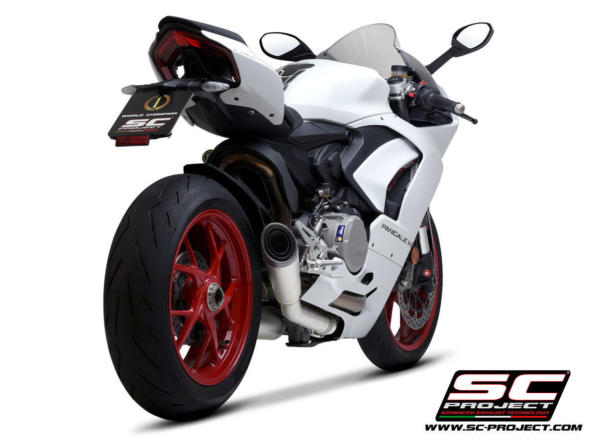SC-Project Sistema de escape semi-completo S1 Ducati Panigale V2 955 (20-24) D35A-LT41T 